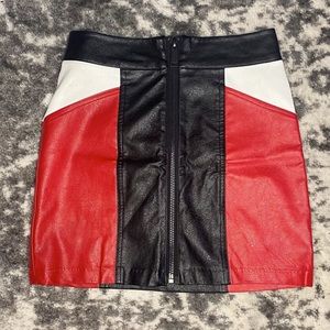 Xs “extra small” Urban Outfitters leather skirt.